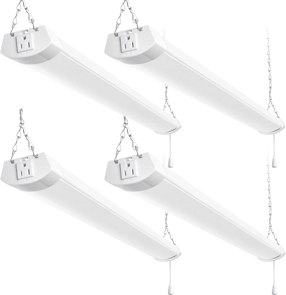 hykolity 4FT 120W LED Shop Light Linkable, 5000K Utility Shop Lights