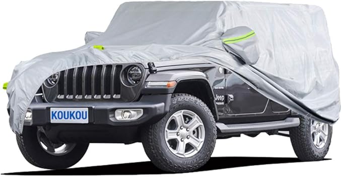 KouKou 6 Layers SUV Car Cover Waterproof All Weather, Universal Fit