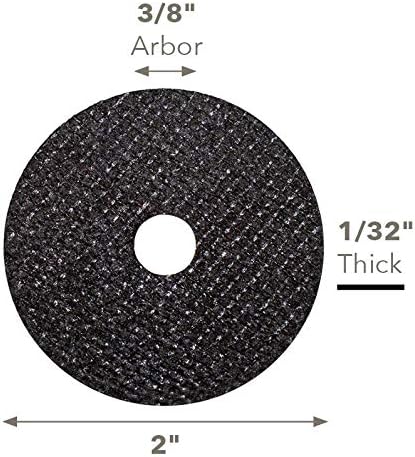 Shark Industries PN-19 Die Grinder Cut-Off Wheels 2-Inch x 1/32โ x 3/8โ Shark...