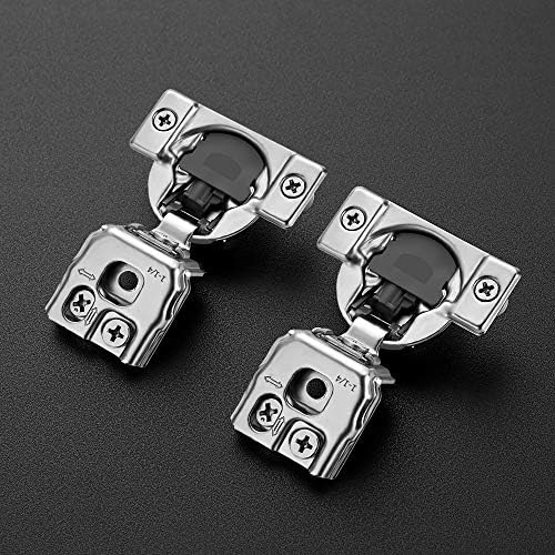 Ravinte 1-1/4 Inch Overlay Soft Close Hinge Kitchen Cabinet Hinges 20 Pack