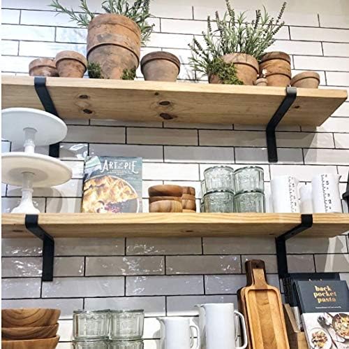 Heavy-Duty Shelf Brackets - Premium Construction Grade 1/4" (6mm) Thick ...