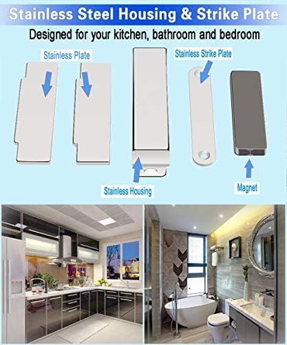 WOOCH Magnetic Door Catch - 30lb High Magnetic Stainless Steel Heavy Duty Cat...