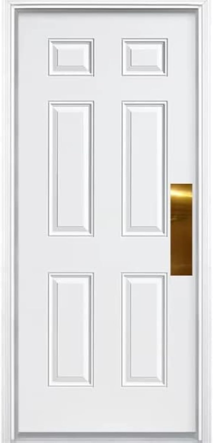 | Door Push Plate - 3M Adhesive Mount - Multiple Sizes & Finishes (Shiny ...