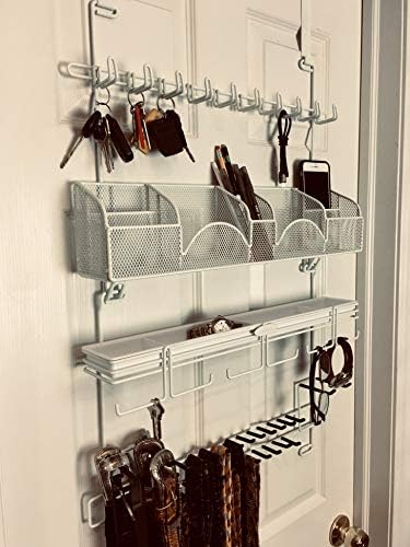 Menโs Over the Door/Wall Hanging Closet Tie and Belt Organizer Rack # 9300 in...