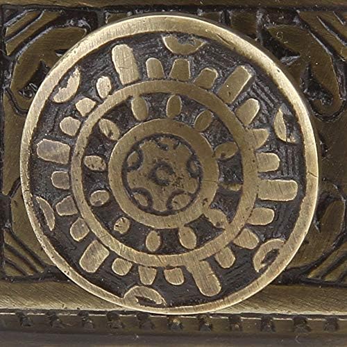 A29 Cabinet Latch, Solid Brass, Windsor Design, Set of 2, Antique Brass