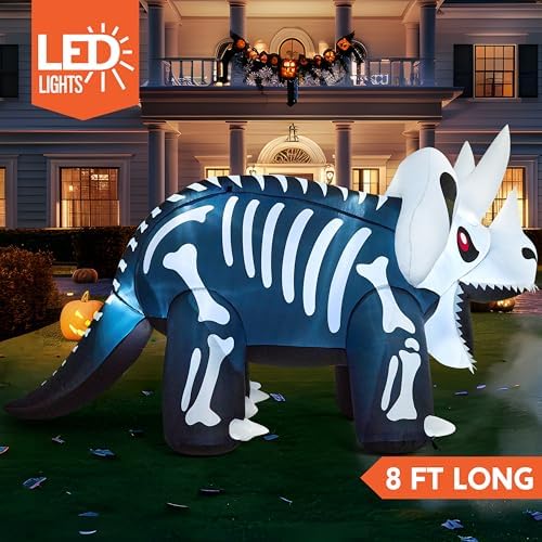 Joiedomi 8 FT Long Halloween Inflatables Outdoor Decoration, Blow Up Hallowee...