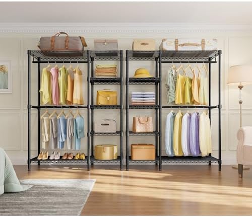 VIPEK V7 Clothes Rack with Shelves Heavy duty Closet for Hanging Clothes
