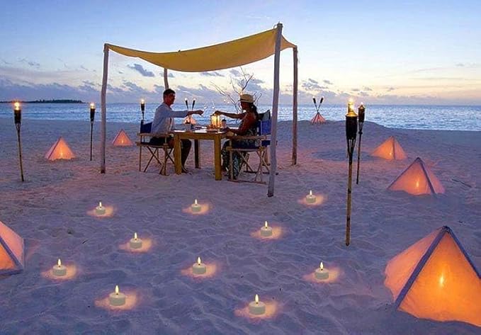 Rechargeable LED Tea Lights, Flickering Flameless Candles with Remote Timer, ...