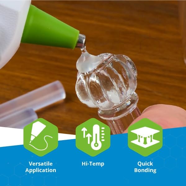Adtech Mini Hot Glue Sticks Clear | High Temperature | Bonds in 30 Seconds | ...