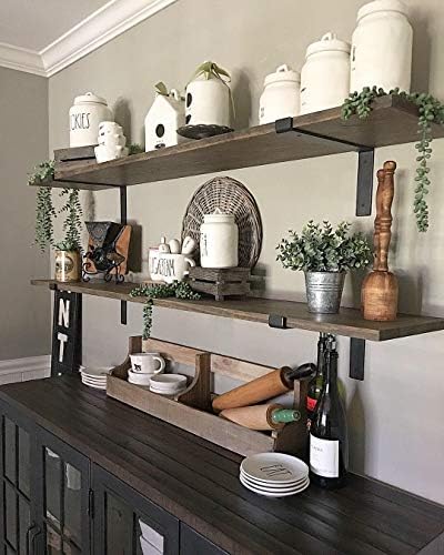 Heavy-Duty Shelf Brackets - Premium Construction Grade 1/4" (6mm) Thick ...