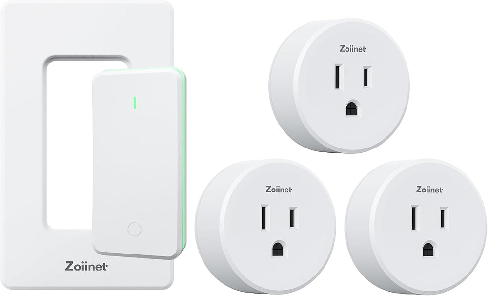 Remote Control Outlet Plug Switch, Buckle Design & Removable Wireless Light