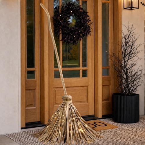 Halloween Decorations โ 4.5FT Light Up Witch Broom