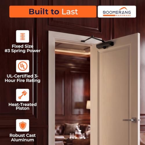 Boomerang D703 Medium-Duty Designer Auto Commercial Door Closer