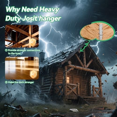 Heavy Duty 2X10 Joist Hanger 14 Gauge LU210 Galvanizing Face Mount Joist Hang...
