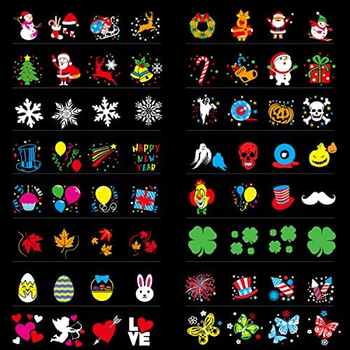 Halloween Christmas Projector Lights Outdoor,Indoor Holiday Projector Light w...
