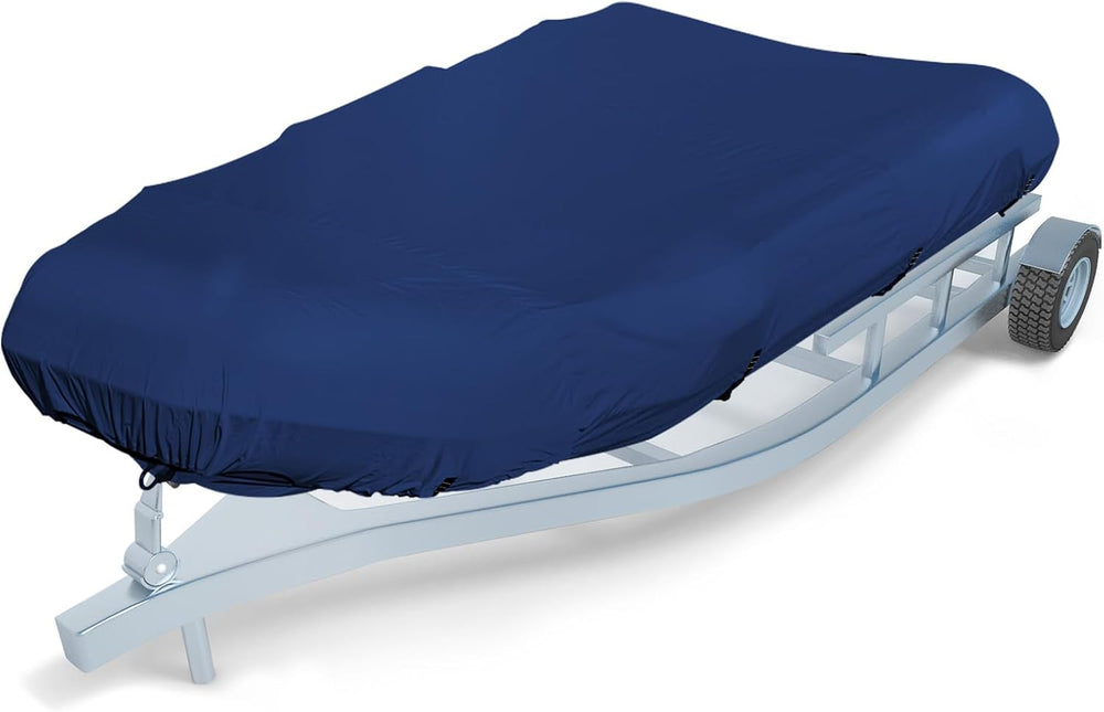 600D Marine Grade Fade and Tear Resistant Dinghy Cover, Navy Up to 9.5' L