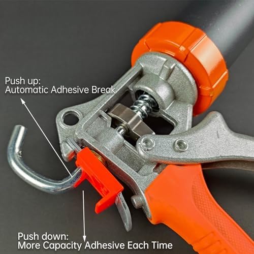 Sausage Caulking Gun,Dual‑Purpose for 20oz Sausage &10oz Cartridge(2 Pack)