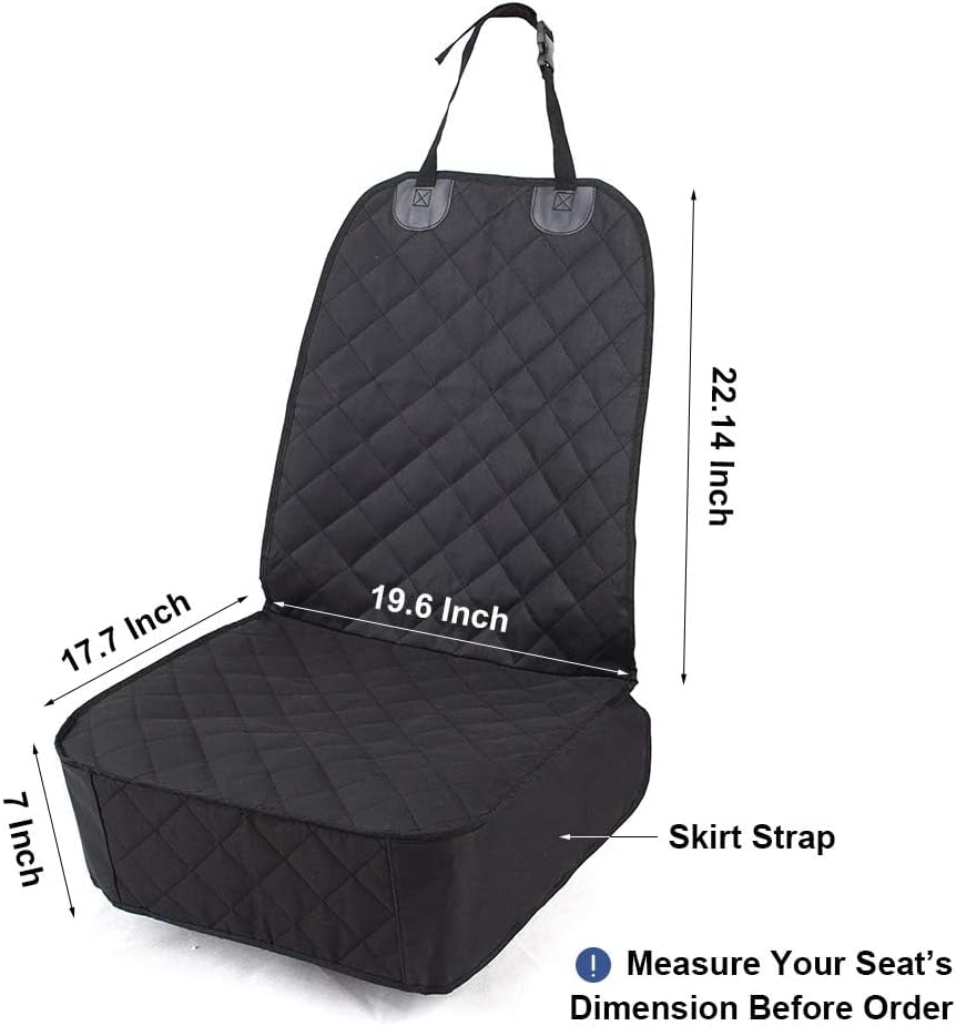 HONEST OUTFITTERS Dog Car Seat Cover 2 Pack, Waterproof Front Seat Car Cover ...