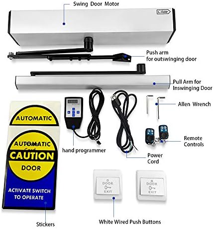 Olideauto DSW120 Handicap Door Opener for Disabilities,ADA Swing Door Operato...