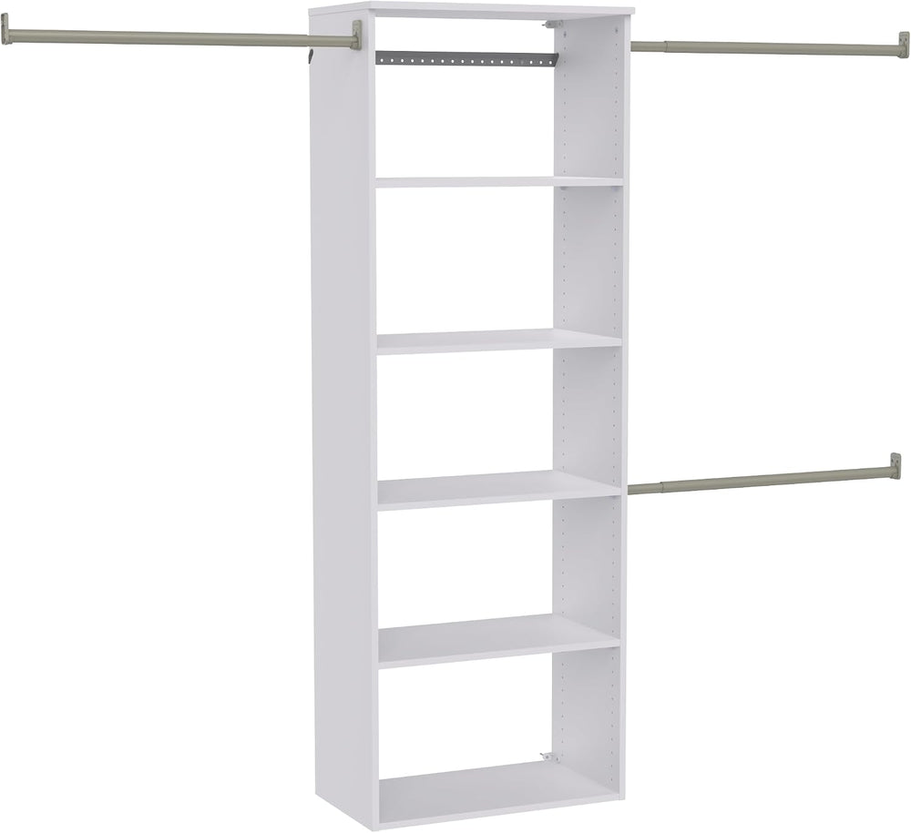 ClosetMaid SuiteSymphony Hanging Closet Kit Includes (1) Tower, (3) Closet Ro...