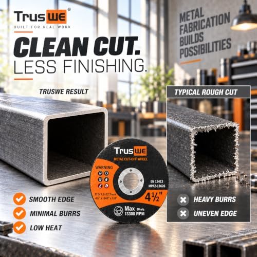 105 Pack Cut Off Wheel - 4 1/2 Cut Off Wheel for Metal & Stainless Steel ...