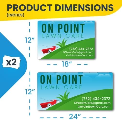Magnet Me Up Customizable and Personalized Automotive Magnet Decals (2 Pack)