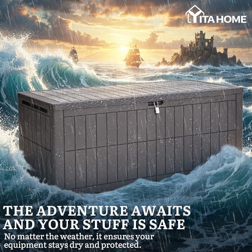 YITAHOME XXL 240 Gallon Extra Large Deck Box