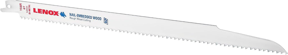 LENOX 12" 6TPI Wood & Metal Cutting Reciprocating Saw Blade - 25 Pac...