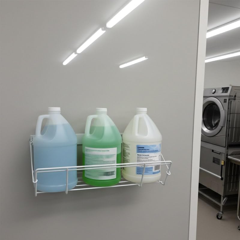 Wall Mount Jug Storage Rack โ Heavy Duty Wire Organizer for 1 Gallon Jugs โ S...