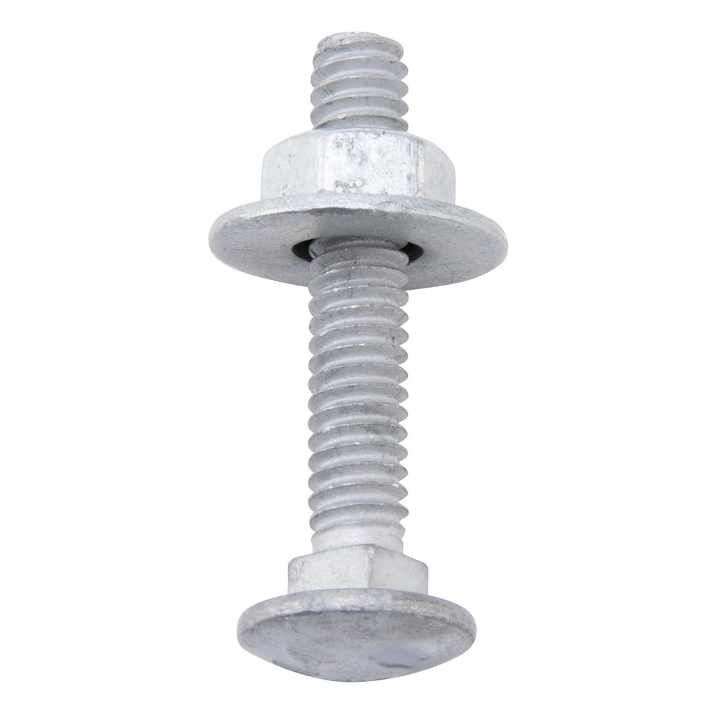 5/16" x 1-1/4" Carriage Bolts (100 PCS), Hot Dip Galvanized, Heavy ...