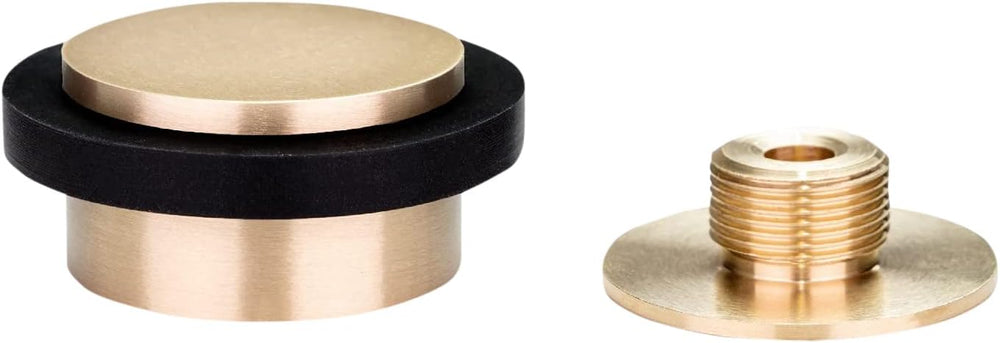 EVI | Adhesive Doorstop | 1.37'' X 0.8'' | Threaded Base | Bl...