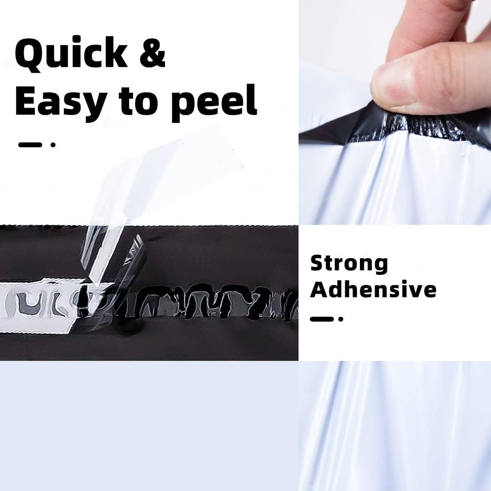 POLYSELLS 100 Pack 19x24 Inch White Poly Mailers Shipping Envelopes, Strong A...