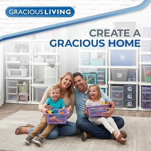Gracious Living 5 Shelf Fixed Height Ventilated Medium Duty Storage Unit