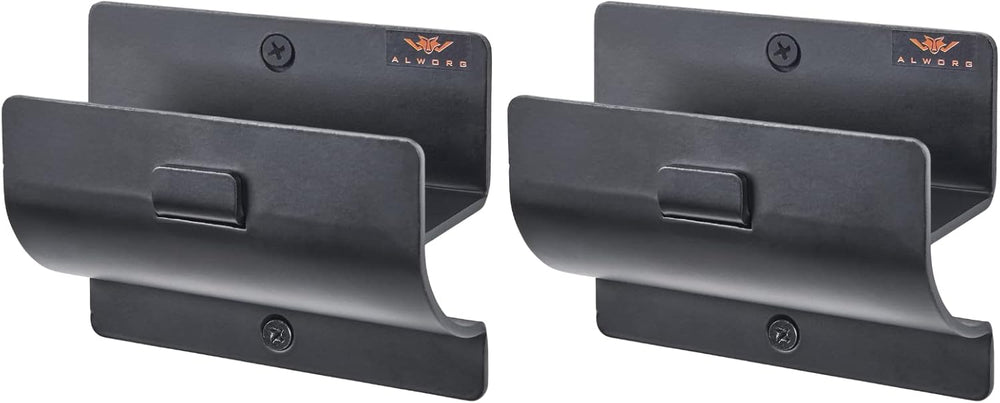 Ladder Hanger Set of 2 for Garage Wall - Black Heavy Duty Utility Hook