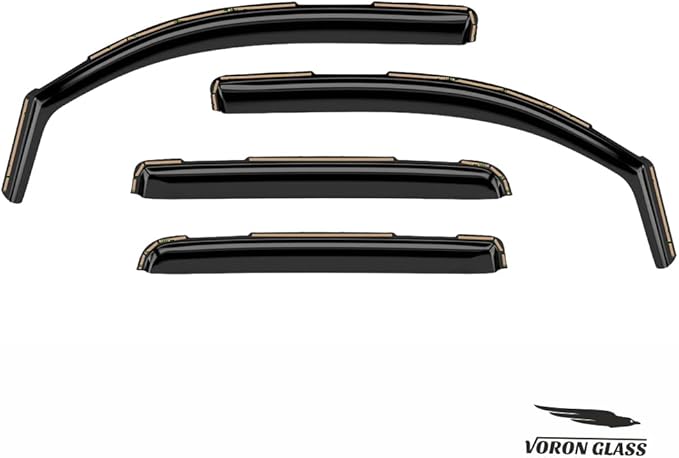 Voron Glass in-Channel Extra Durable Rain Guards (4 Pieces)