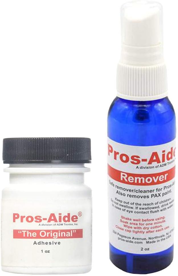 The Original Adhesive 1 oz with Remover Cleaner Spray 2 oz Set by ADM Tronics...