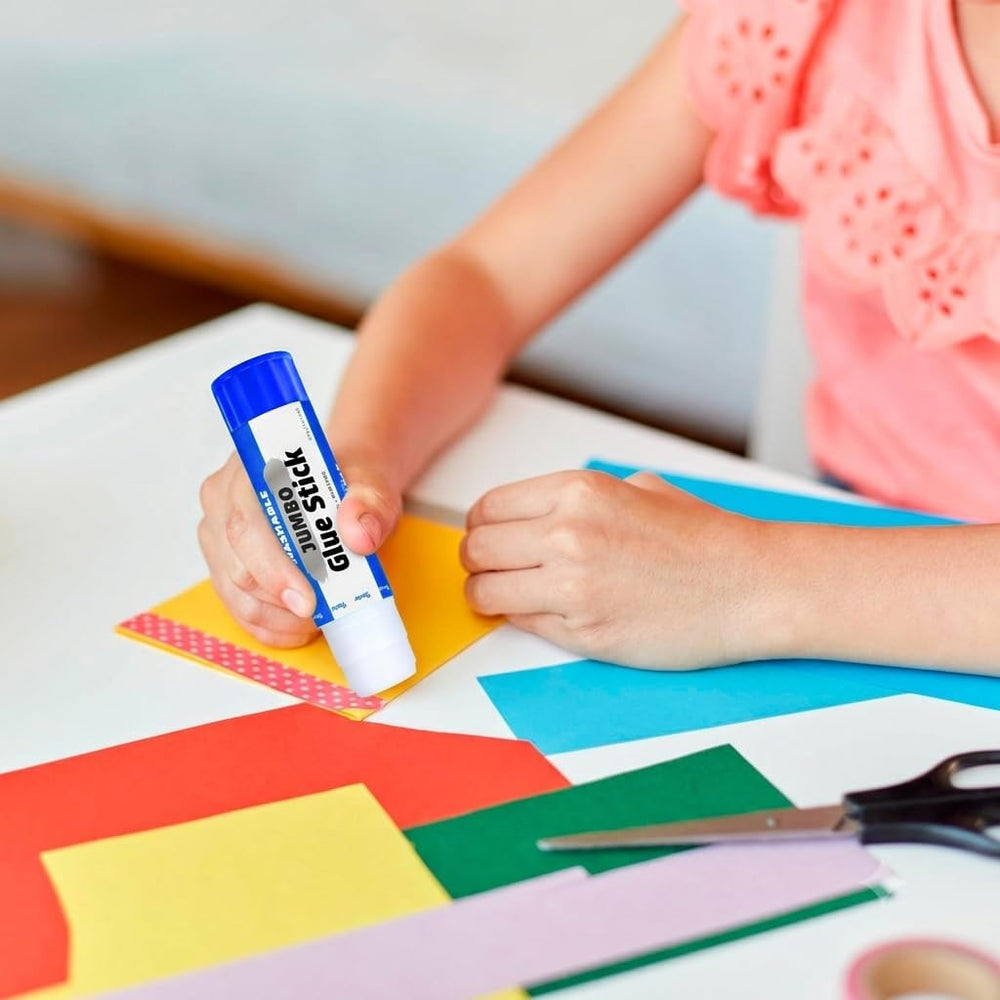 Darice Jumbo Glue Sticks, 1.4 Oz (40g) โ All-Purpose Washable School Glue for...