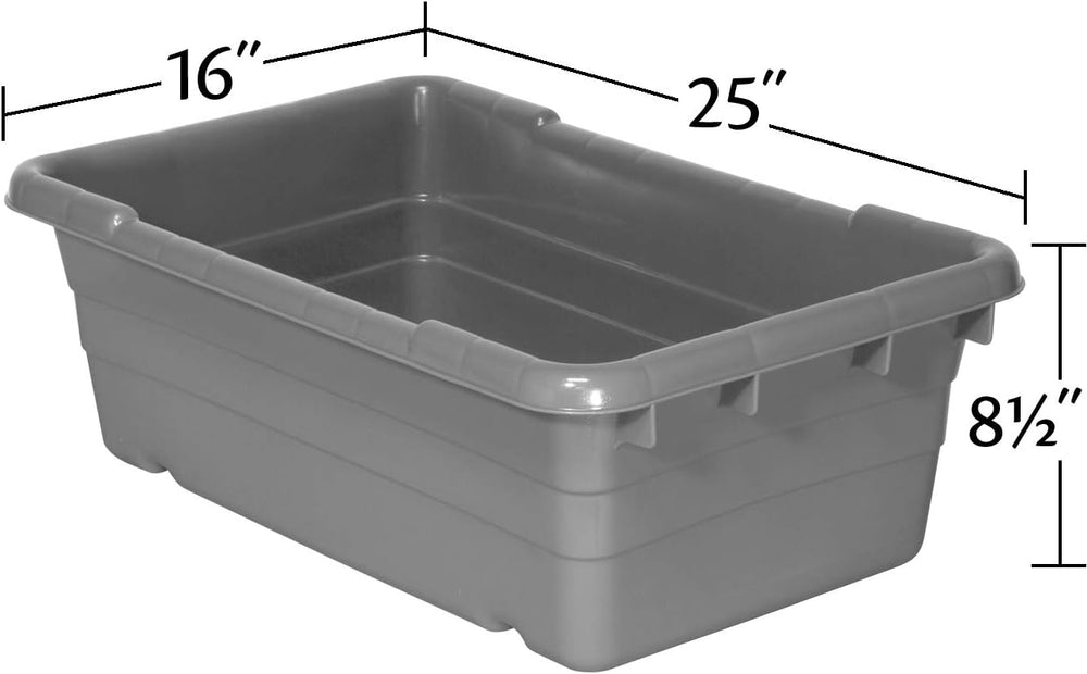 Buckhorn JL2516096801000 Jumbo Lug Plastic Nest and Cross Stack Akro-Tub Tote...