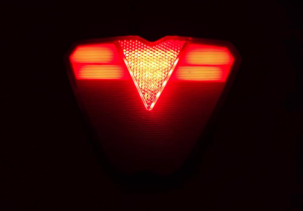Towing Trailer Hitch Cover Tow Hitch Red LED Brake Light Sequential Turn Sign...