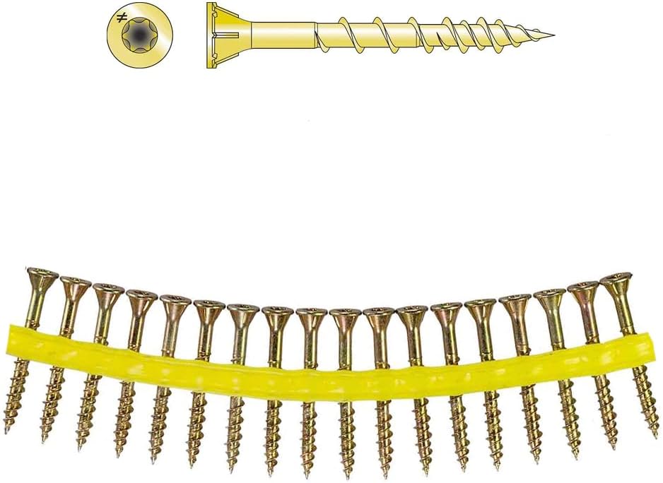 Simpson Strong-Tie WSV134S Strong-Drive WSV Subfloor Screw (Collated) - #9 x ...