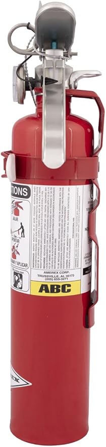 Amerex B417T ABC Dry Chemical Fire Extinguisher – 2.5 lb Rechargeable