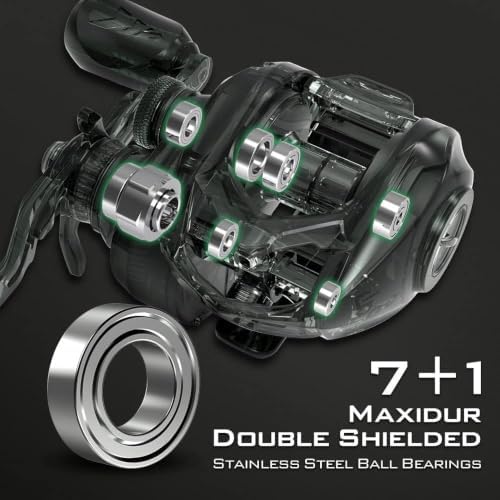 KastKing Spartacus II Baitcasting Fishing Reels with 7.2:1 Gear Ratio