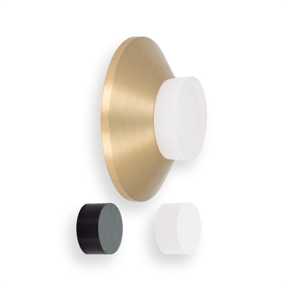EVI Door Stoppers | Brass Door Handle Stopper - Adhesive and Screw Fastening ...