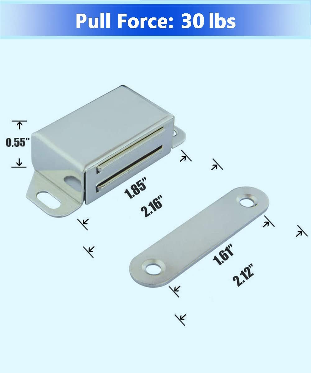 WOOCH Magnetic Door Catch - 30lb High Magnetic Stainless Steel Heavy Duty Cat...