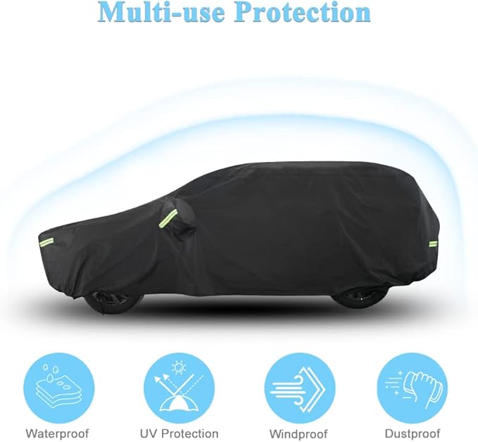 SUV Car Cover Custom Fit for Honda CRV, Waterproof All Weather Full Exterior
