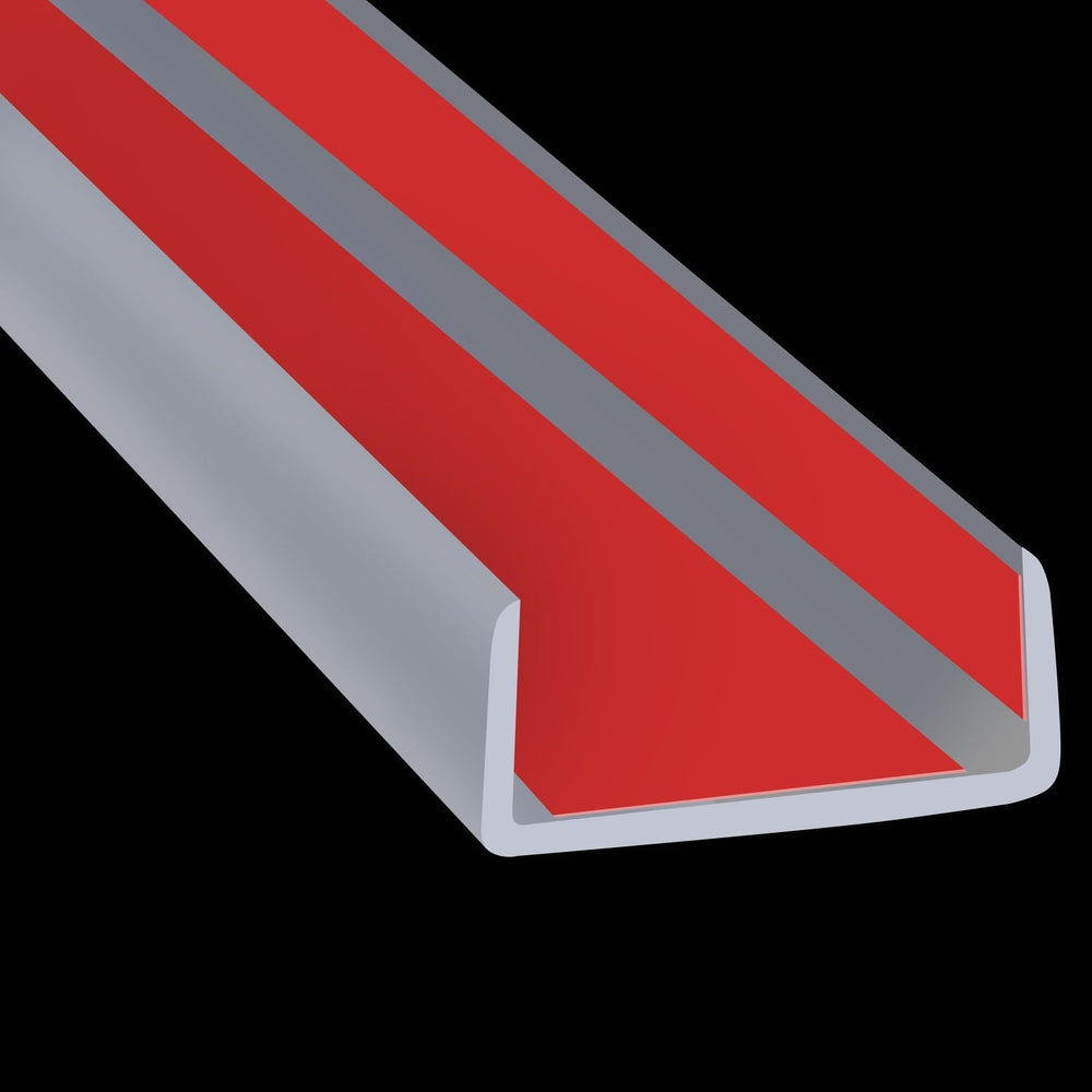 Rubber Edge Trim, Flexible Self Adhesive U Shaped Peel and Stick Edge Banding