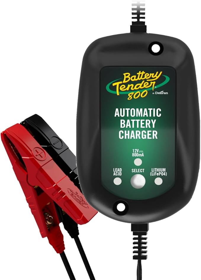 Battery Tender 800 is a SuperSmart Battery Charger that will Constantly Monitor