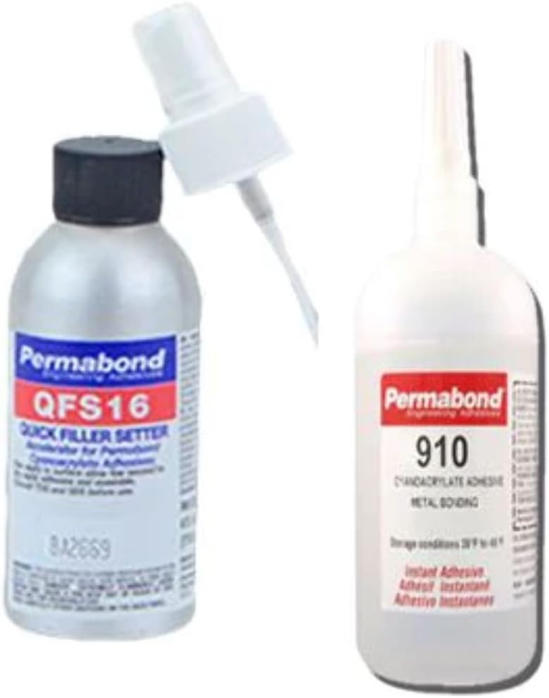 Permabond 910 (1oz Bottle) Instant Adhesive-Fast-Set Low Viscosity Thin Metal...