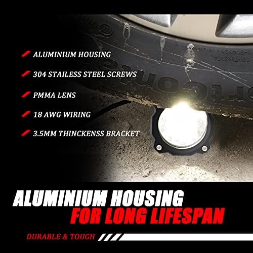 Chelhead Led Driving Lights, 2.7 inch Square 6500K Spot Beam Fog Lights 25W W...