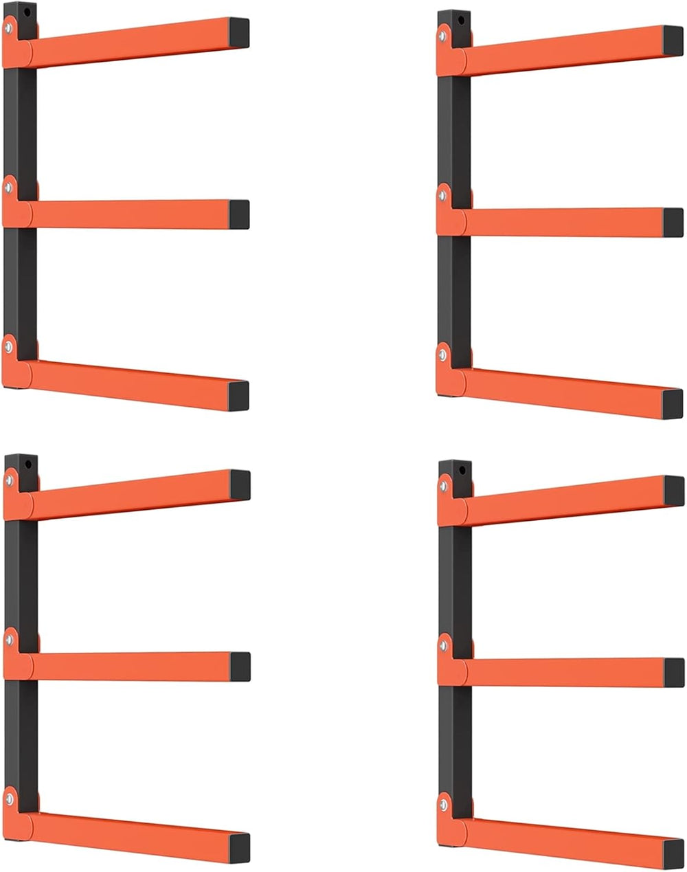 WALMANN Lumber Storage Rack for Garage, Wall Mount Heavy Duty Lumber Racks